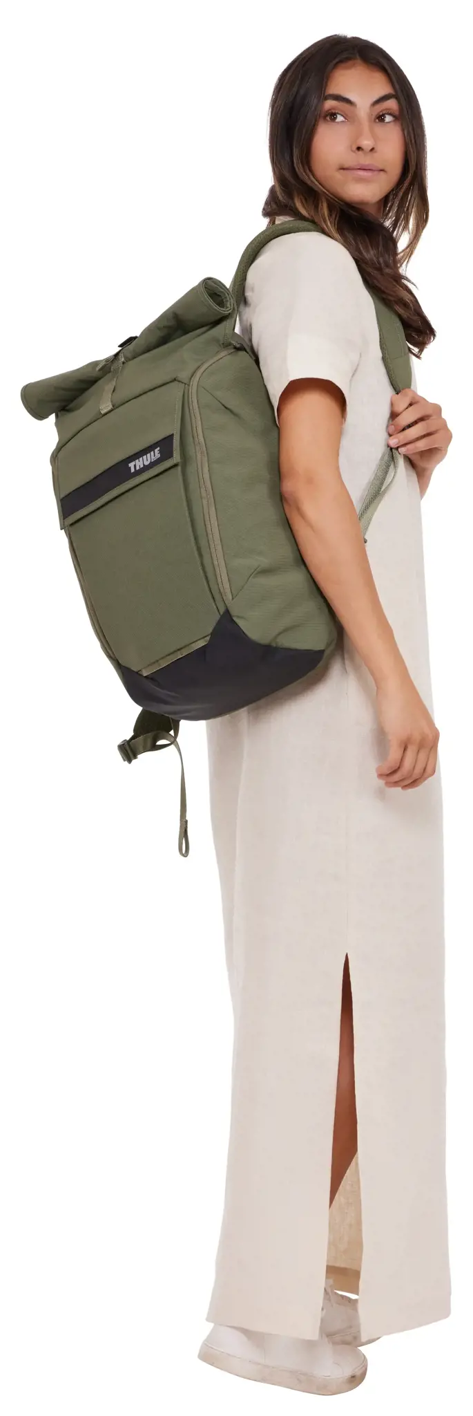 Thule Paramount PARABP3116 Soft Green, Miesto, Viengungis, 40,6 cm (16"), Nešiojamojo kompiuterio skyrius, Nailonas, Poliesteris