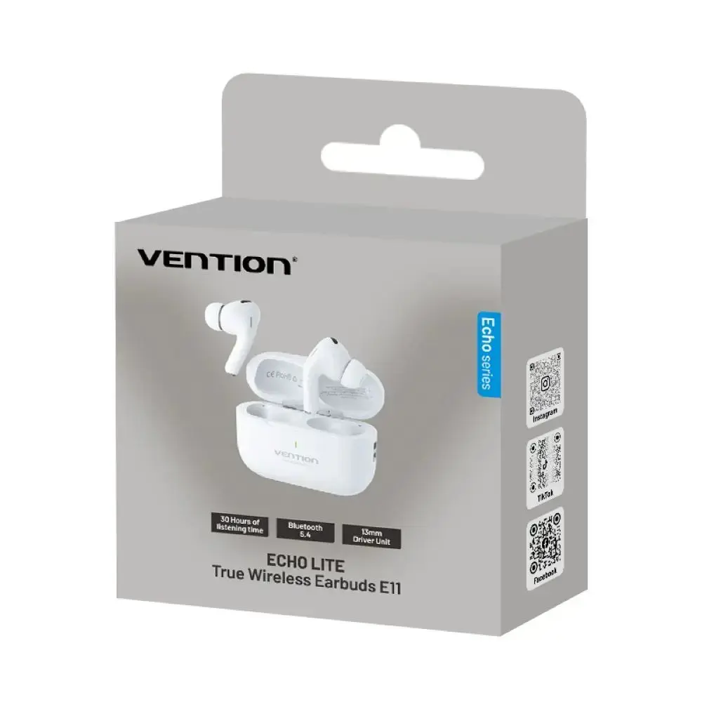 TWS Vention Echo Lite E11 Headphones (white)