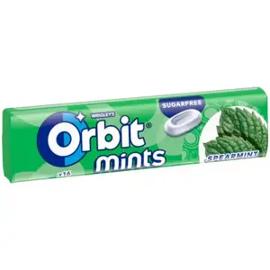 Pastilės ORBIT Spearmint, 28 g