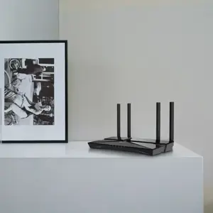 TP-Link ARCHER AX23, "Wi-Fi 6" (802.11ax), dviejų dažnių (2,4 GHz / 5 GHz), Ethernet LAN, 5G, juodas, stalinis maršrutizatorius