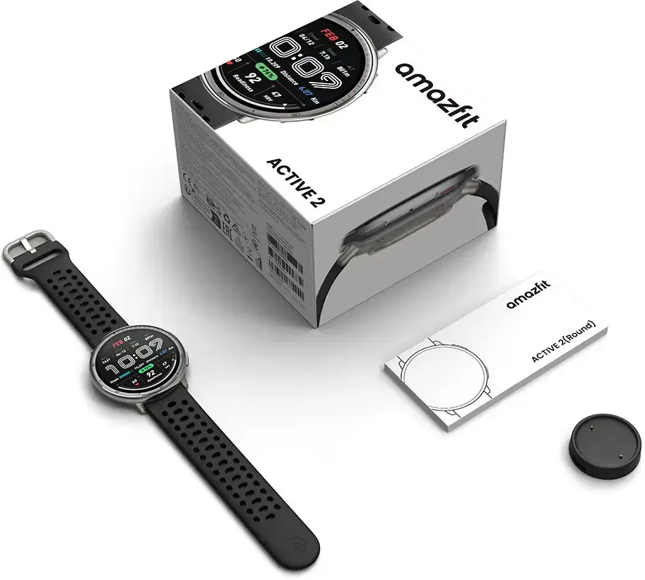 SMARTWATCH AMAZFIT ACTIVE 2/A2437 BLK SIL. W2437GL7N HUAMI