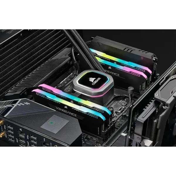 CORSAIR DDR4 16GB 2x8GB 3200MHz DIMM CL16 VENGEANCE RGB Pro SL Black 1.35V XMP 2.0