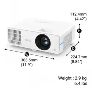 BenQ LH650, 4000 ANSI lumens, DLP, 1080p (1920x1080), 3000000:1, 16:9, 1.07 billion colours