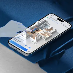 Dulkių siurblys-robotas Ecovacs Deebot X2 Combo, Juoda