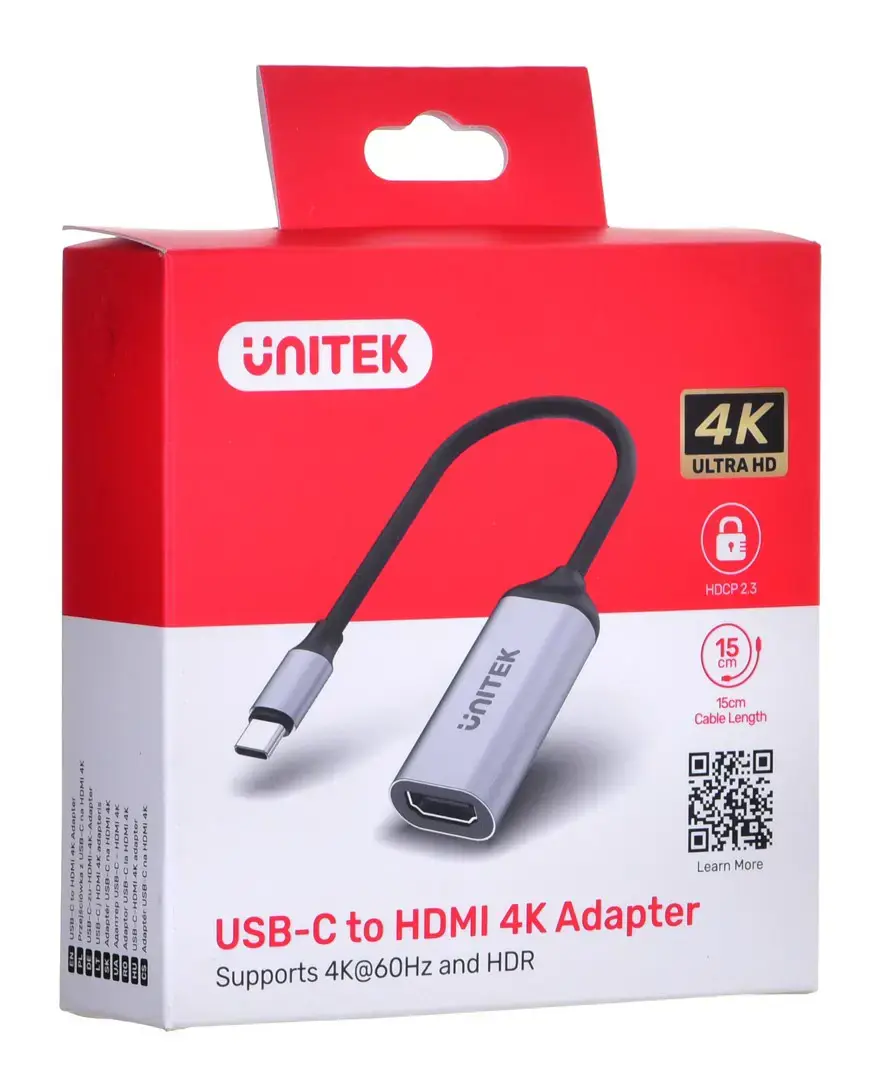 UNITEK ADAPTERIS USB-C - HDMI 2.0 4K 60HZ, M/F