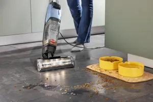 Bissell Vacuum Cleaner | CrossWave EdgeFind Select All-in-one Multi-surface | Corded operating | Washing function | 290-340 W | Black/Lake Blue/Silver