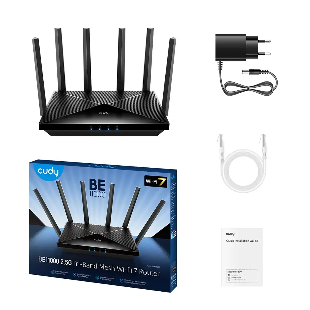 CUDY WR6500H 2.5G Wi-Fi 7 Router