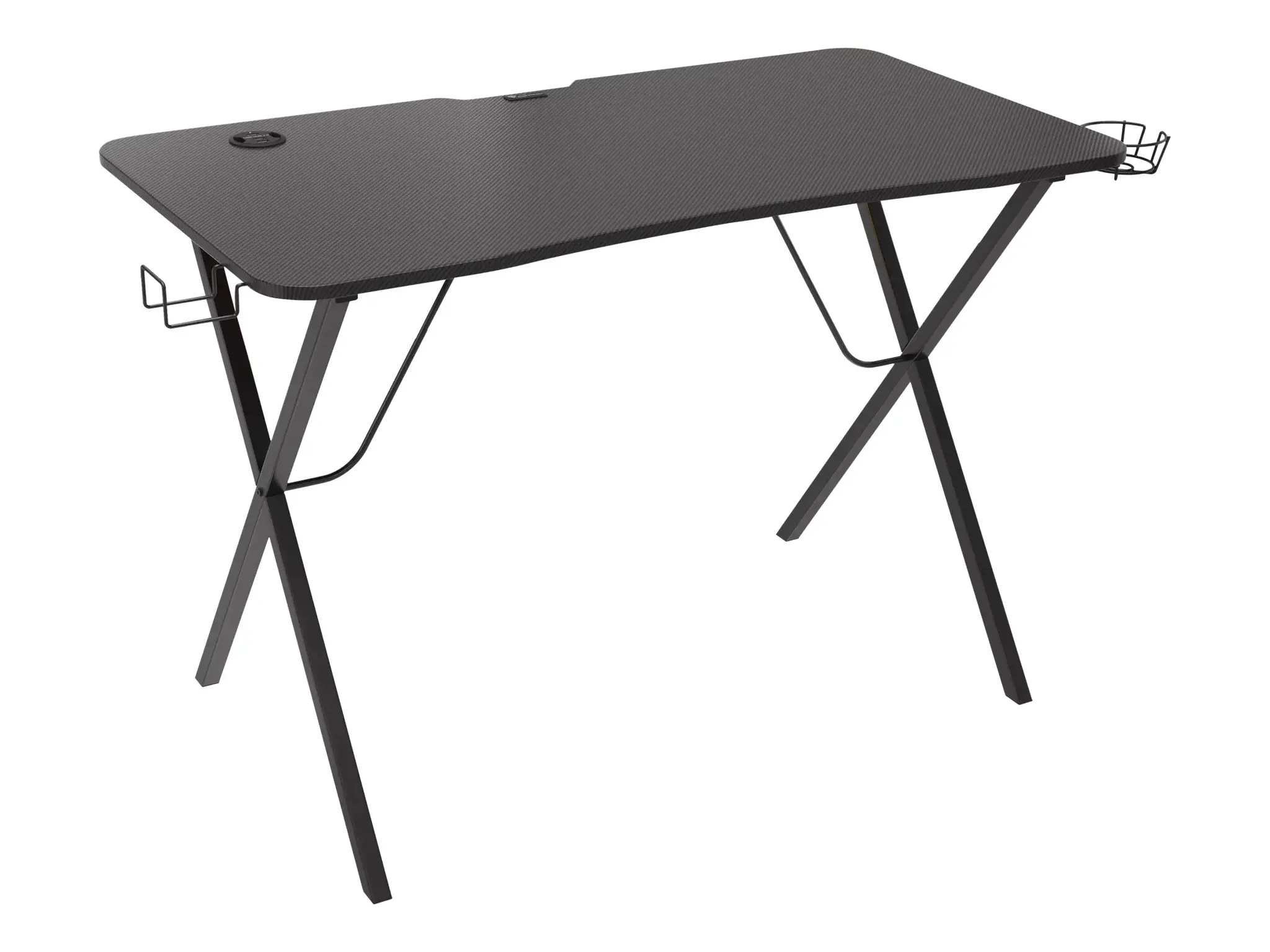 Žaidimų stalas Natec Genesis Holm 200 RGB, Juoda