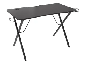 Žaidimų stalas Natec Genesis Holm 200 RGB, Juoda