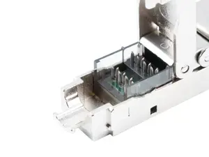 LANBERG 2x RJ-45 FTP kat. 6A kištukas 8P8C adapteris be įrankių