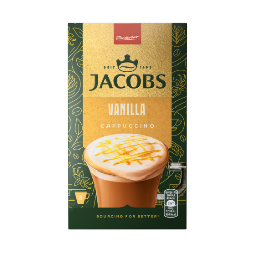 Kavos gėrimas JACOBS Cappuccino Vanilla, 96 g