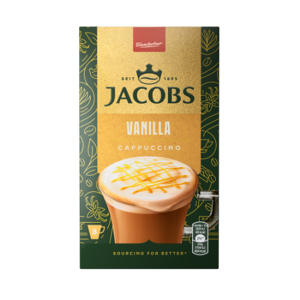 Kavos gėrimas JACOBS Cappuccino Vanilla, 96 g