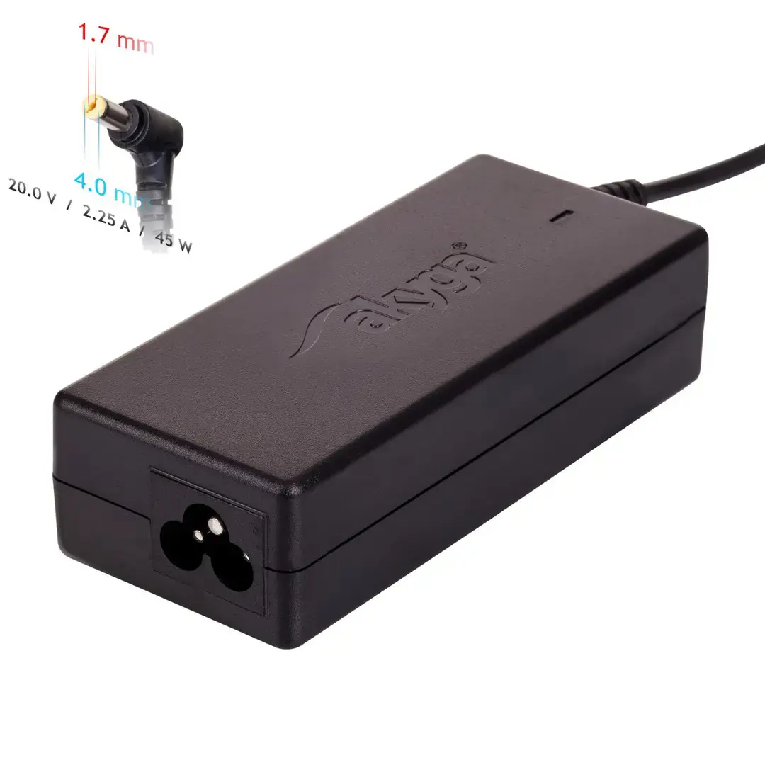 AKYGA AK-ND-50 Nešiojamojo kompiuterio maitinimo šaltinis AK-ND-50 20V/2.25A 45W 4.0x1.7 mm LENOVO