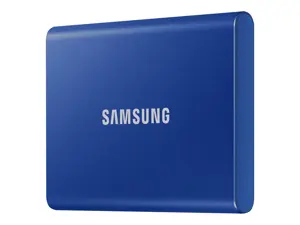 "Samsung" nešiojamasis SSD T7, 2000 GB, C tipo USB, 3.2 Gen 2 (3.1 Gen 2), 1050 MB/s, apsauga nuo slaptažodžio, mėlynas