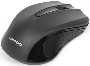 Omega OM05B standartinė kompiuterio pelė su / 1000 DPI / USB / juoda