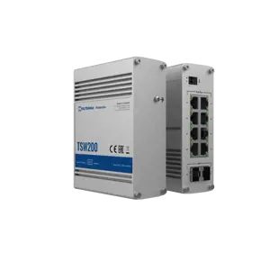 TELTONIKA IOT KOMUTATORIUS TSW200 POE 8X 30W PRIEVADAS
