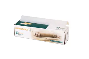 Kepimo popierius, baltas,  silikonizuotas, 41gsm, 0,38  x 100 m,  1 vnt