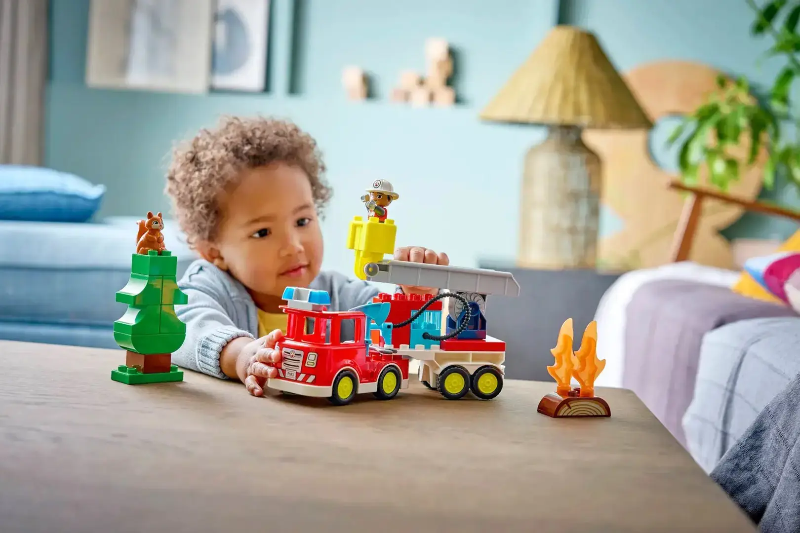 LEGO DUPLO 10473 Fire Truck with Hose and Firefighter