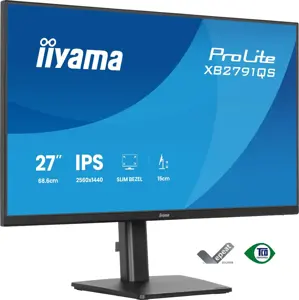iiyama ProLite XB2791QS-B1 computer monitor 68.6 cm (27") 2560 x 1440 pixels Quad HD LED Black