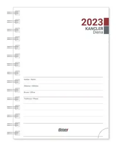 Vidaus blokas kalendoriui Kancleris Spirex Day 2023, A6+