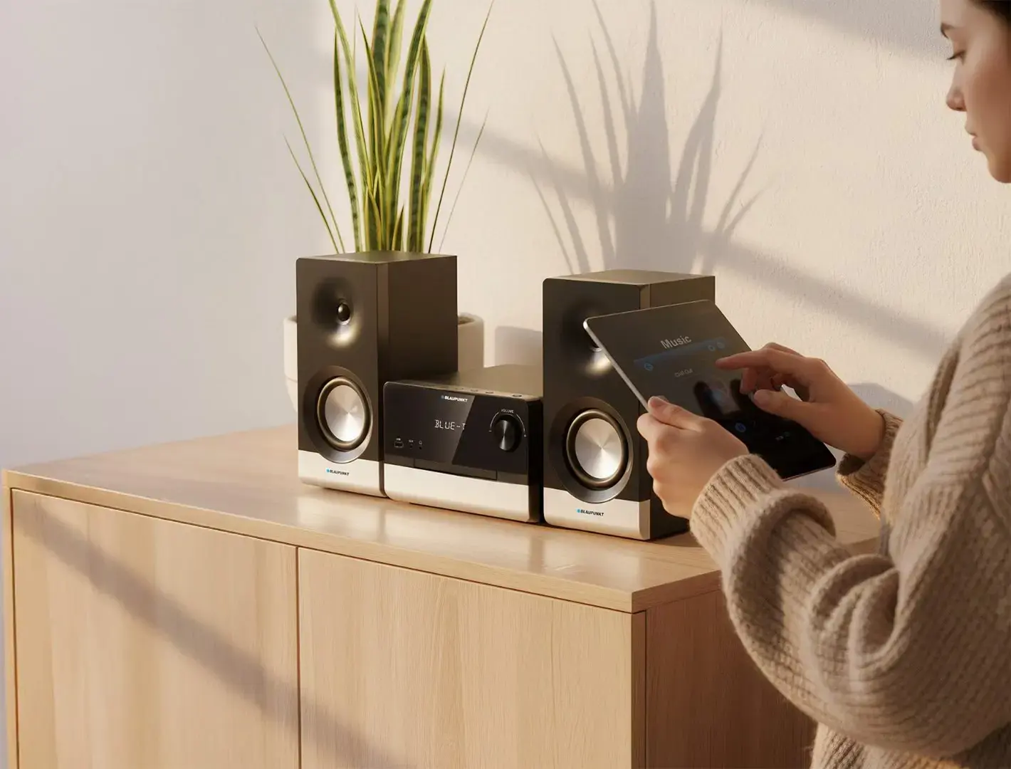Blaupunkt MS40.2BT Micro hi-fi system black