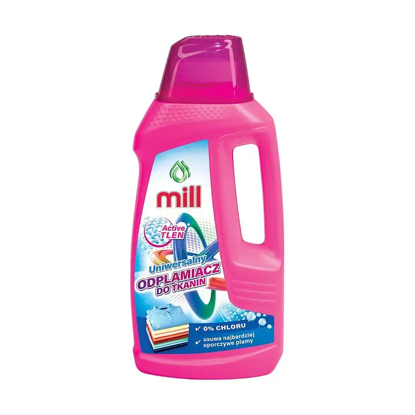 MILL Active Oxygen Stain Remover for Fabrics Universal, 0% Chlorine, Removes the Most Stubborn Stains, 1.6l