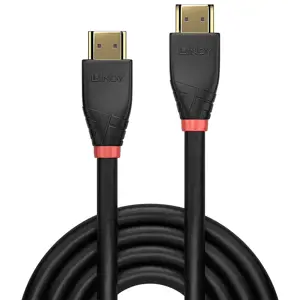 "Lindy" 10 m aktyvusis HDMI 2.0 18G kabelis, 10 m, A tipo HDMI (standartinis), A tipo HDMI (standartinis), 18 Gb/s, garso grįžtamasis kanalas (ARC), juodas