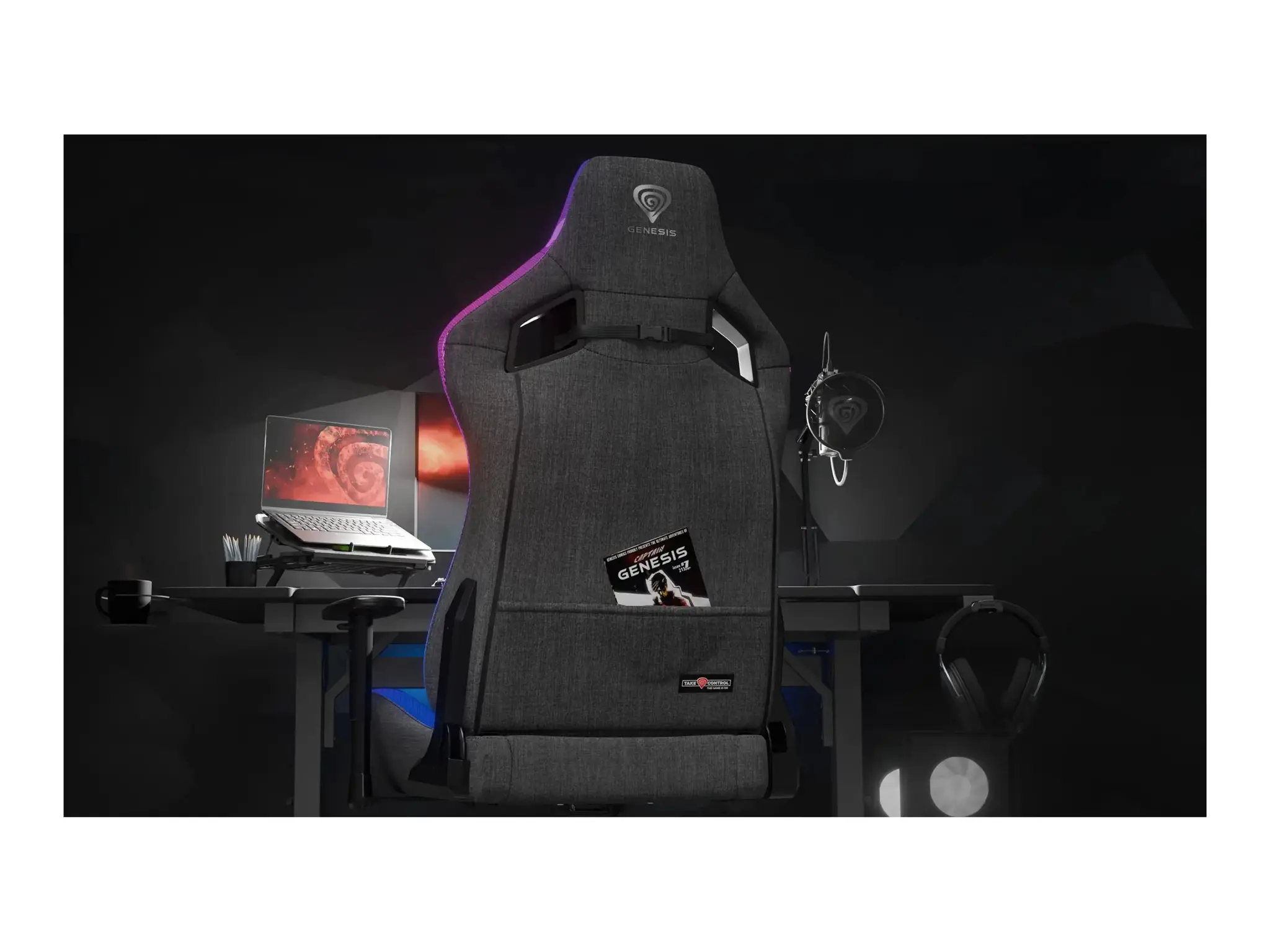 Genesis Gaming Chair | Trit 660 RBG | Grey