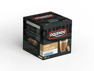 Kavos kapsulės OQUENDO, DG Caffé Latte Decaffeinated, 16 vnt