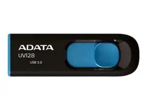 ADATA 32GB USB atmintinė UV128 USB 3.0 juoda/mėlyna
