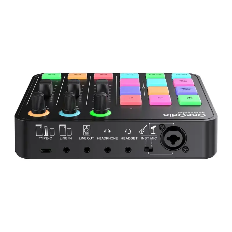 OneOdio Solocaster Audio Mixer and Sound Card