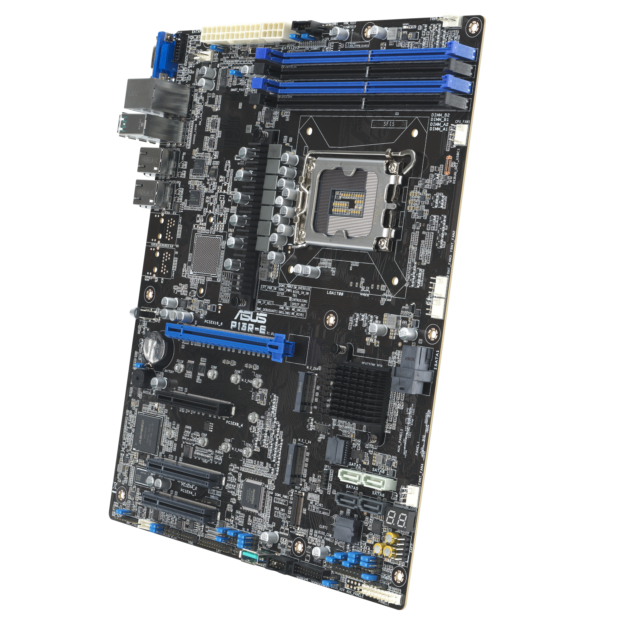 ASUS P13R-E, Intel, LGA 1700, Intel® Pentium®, Intel Xeon E, LGA 1700, DDR5-SDRAM, 128 GB