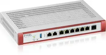 ZYXEL USG FLEX200 H SERIJOS, VARTOTOJO NUSTATOMI PRIEVADAI SU 2*2,5G IR 6*1G, 1*USB SU 1 M. SAUGUMO PAKETU