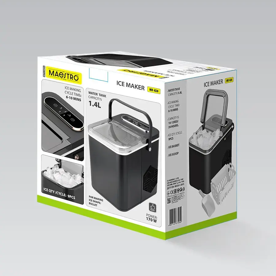 Ice maker MAESTRO MR-820 Black