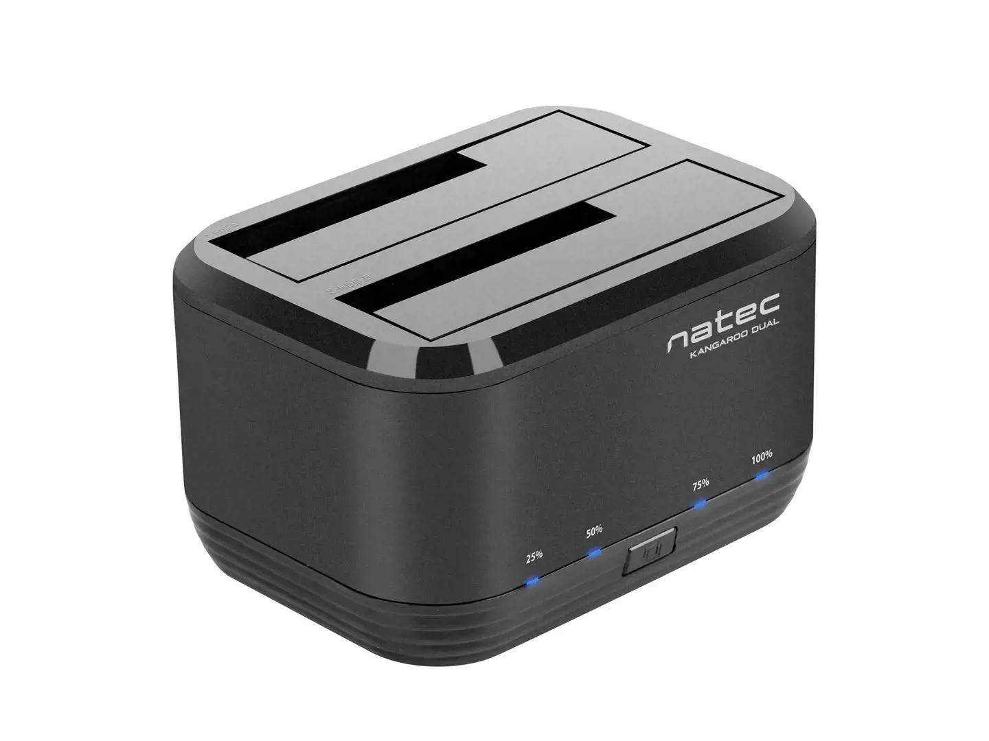 NATEC NSD-0955 Natec KANGAROO DUAL 2,5/3,5 HDD USB 3.0 + kintamosios srovės adapteris