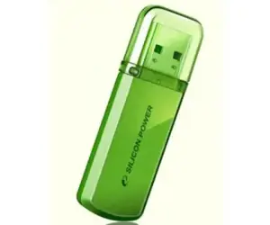 "Silicon Power Helios 101", 16 GB, USB Type-A, 2.0, dangtelis, 10 g, žalias