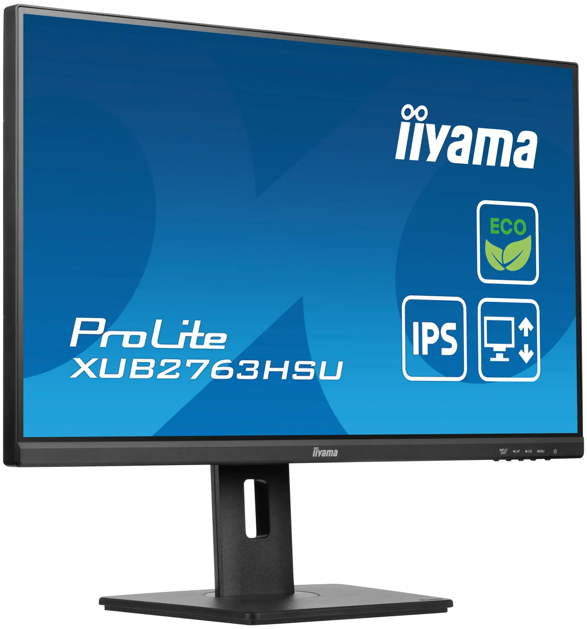 iiyama ProLite XUB2763HSU-B1, 68.6 cm (27"), 1920 x 1080 pixels, Full HD, LED, 3 ms, Black