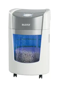 Leitz IQ OptiMax Small Office 350 Micro Cut Paper Shredder, P5, 22L, White