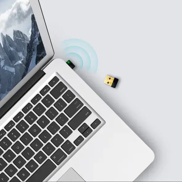 TP-LINK N150 WLAN Nano USB adapteris 802.11b/g/n USB 2.0 prievadas Programinė įranga-WPS
