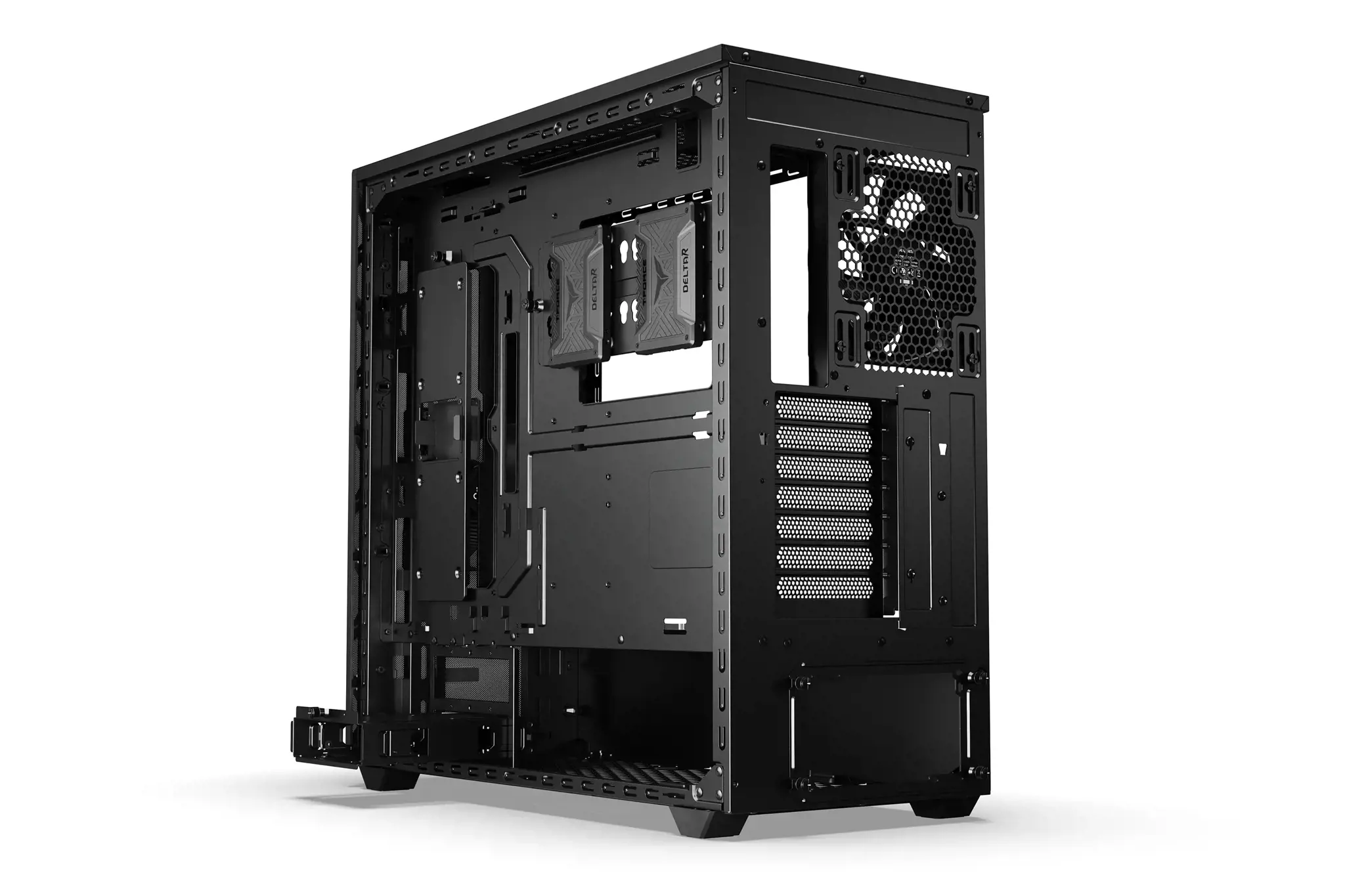 Būkite tylūs! Shadow Base 800 DX Black, Midi Tower, Kompiuteris, Juoda, ATX, EATX, micro ATX, Mini-ITX, Akrilonitrilo butadieno stirenas (ABS), Plienas, Grūdintas stiklas, Multi