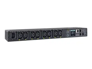 CYBERPOWER Keičiamasis PDU41004230V/15A 1U 8x IEC-320 išėjimo iš tinklo jungtis "PowerPanel Center" programinė įranga