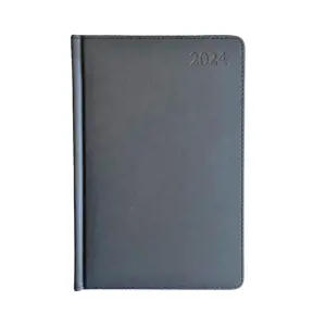 Kalendorius EXTRA SHINE, 2024, PU, A5, juoda
