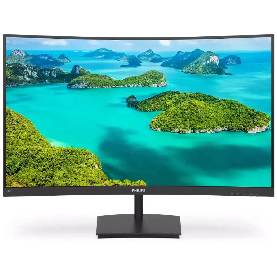 Monitorius PHILIPS 241E1SC/00 23.6inch Curved VA WLED 1920x1080 D-SUB HDMI