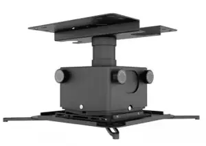 Multibrackets M Projector Mount Pro HD 40kg Black, Ceiling, 40 kg, Black, 150 - 1000 mm, 360°, -5 - 5°