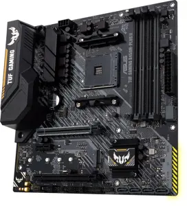 ASUS TUF Gaming B450M-Plus II, AMD, Socket AM4, AMD Ryzen™ 3, 2 kartos AMD Ryzen™ 3, 3 kartos AMD Ryzen™ 3, 3 kartos AMD Ryzen™ 3, AMD Ryzen™ 5, 2..., DDR4-SDRAM, 128 GB, DIMM