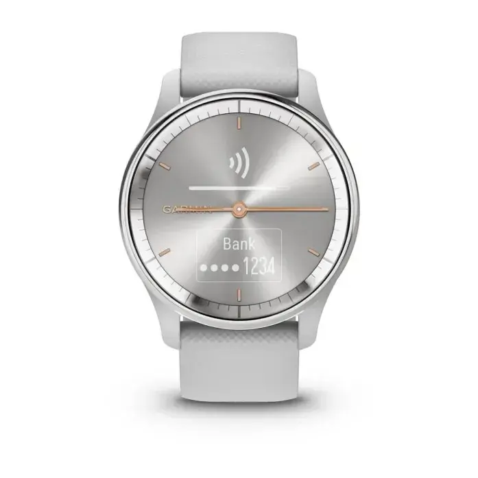 "Garmin vivomove Trend Mist Grey", silikonas