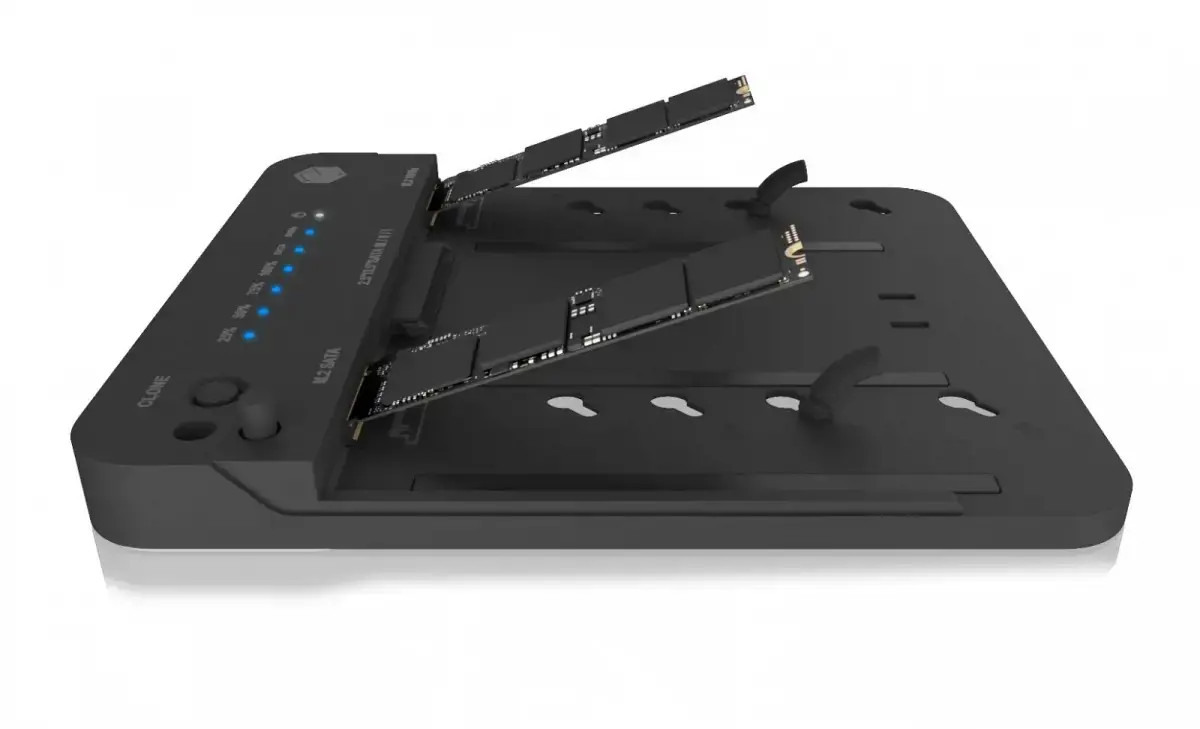 ICY BOX IB-2915MSCL-C31 M.2 NVMe and SATA 2,5/3