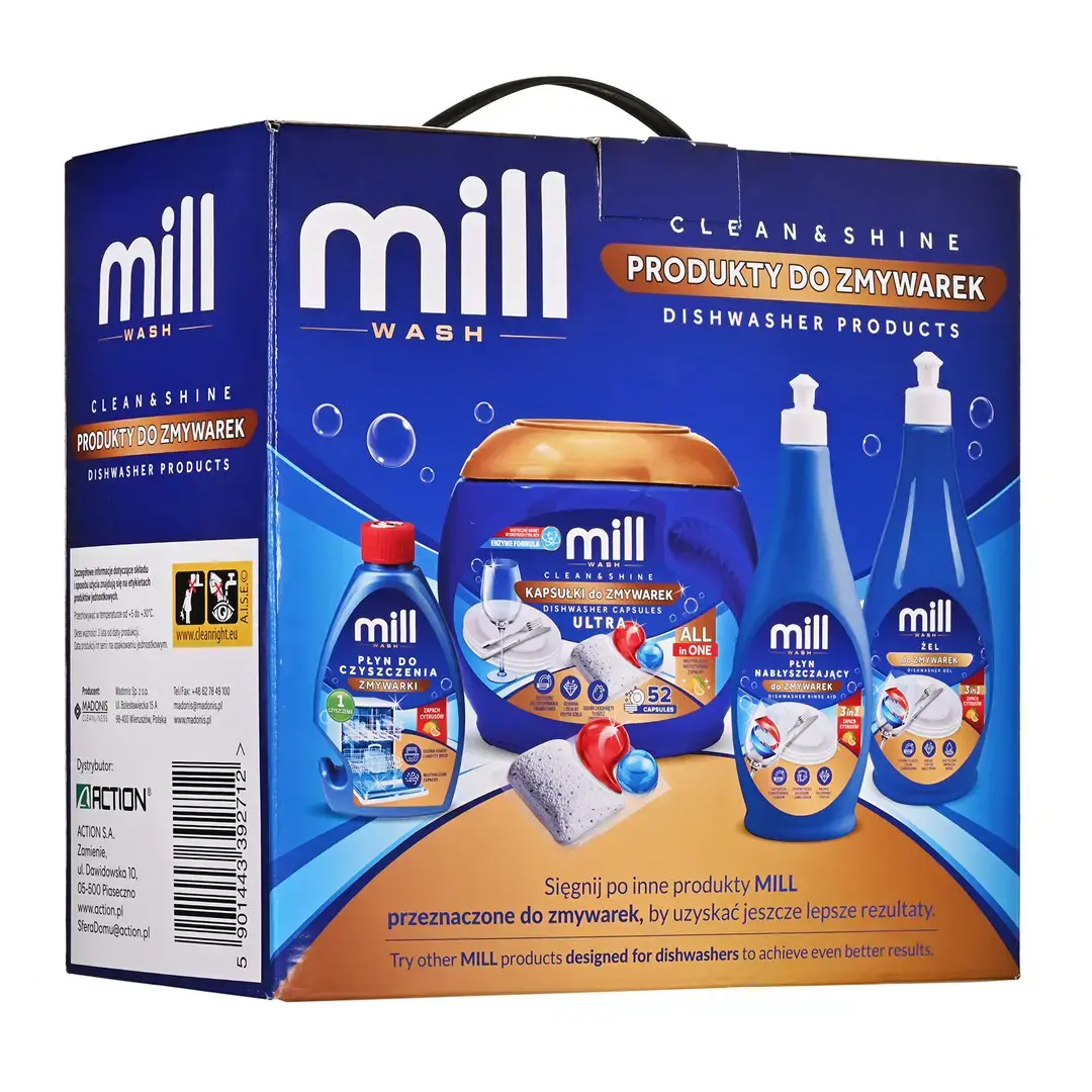 Zestaw chemii do zmywarek Mill