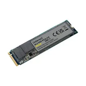 SSD INTENSO MI500 500GB M.2 NVMe 3D NAND Write speed 4000 MBytes/sec Read speed 5300 MBytes/sec 4mm…