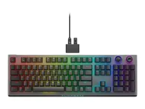 "Alienware AW920K", pilno dydžio (100%), RF belaidis, mechaninis, RGB LED, pilkas